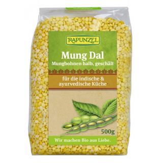 Rapunzel Mung Dal, Mungbohnen halb geschält, 6x 50