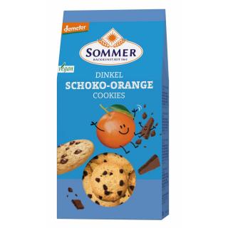 Dinkel Schoko Orange Cookies,