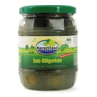 Salz-Dillgurken milchsauer vergoren 580 ml
