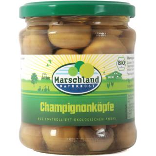 Marschland Champignons, Köpfe, 370 ml Glas (170 gr