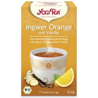Yogi Tee Ingwer-Orange mit Vanille 17 Btl