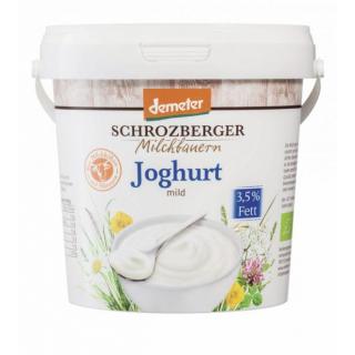 Schrozb Vollmilchjoghurt natur, mild, 1 kg Eimer