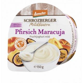 Joghurt Pfirsich-Maracuja, 150 gr K3-Becher ohne A