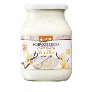 Schrozberg Joghurt Vanille, 500 gr Glas ohne Arome