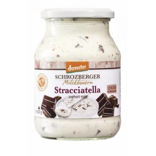 Schrozberg Joghurt Stracciatella, 500 gr Glas ohne