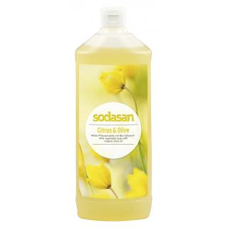 Sodasan Bio-Pflanzenseife Citrus-Olive, flüssig, 1