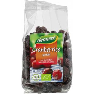 denree Cranberries (Preiselbeeren), 100 gr Packung