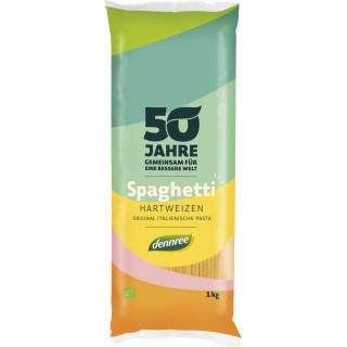 dennree Spaghetti, 1 kg Packung-hell-