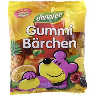 dennree Gummi-Bärchen, 400 gr Packung -mit bio Gel