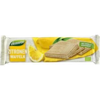 dennree Cremewaffeln Zitrone-Vanille, 125 gr Packu