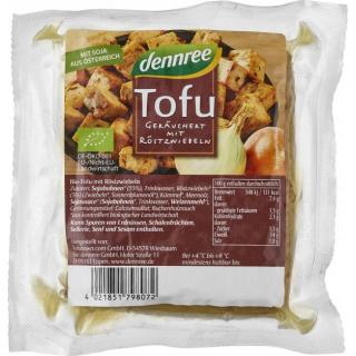 dennree Tofu Röstzwiebeln, 200 gr Stück