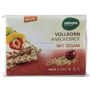 Naturata Sesam Vollkorn-Knäckebrot, 250 gr Packung