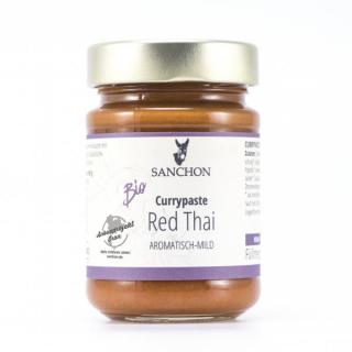 Sanchon Red Thai Curry Paste, 190 gr Glas