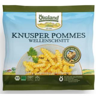 Knusper Pommes Wellenschnitt