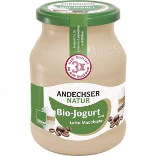 Andechser Joghurt Latte Macchiato, 500 gr Glas ohn