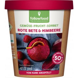 followfood Rote Bete & Himbeere Sorbet, 413 ml Bec