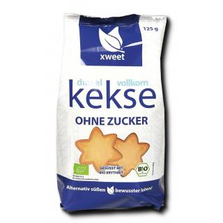 xweet Dinkel-Vollkorn-Kekse, 125 gr Packung