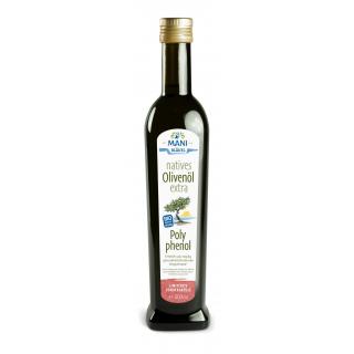 Mani Olivenöl nativ extra, Polyphenol, 500 ml Flas