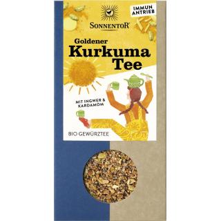 Sonnentor Goldener Kurkuma Tee, 120 gr Packung - v